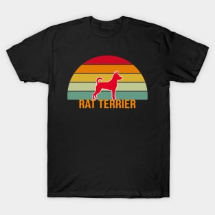 Rat Terrier Vintage Silhouette T-Shirt